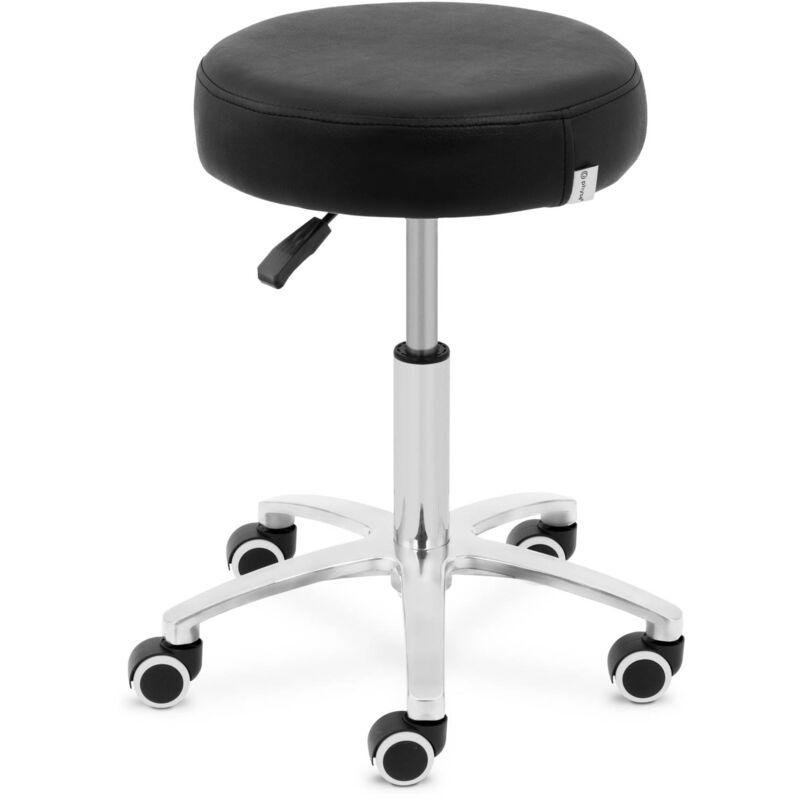Sgabello tondo - 48 - 61 cm - 120 kg - Nero