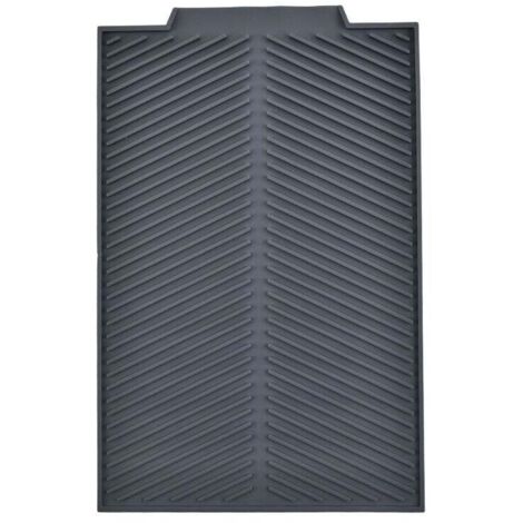 Sgocciolatoio, fondo lavello per stoviglie, Plastica, 39 x 25 cm, Grigio