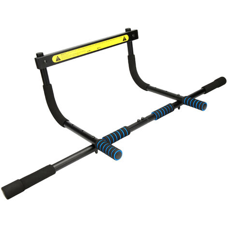 SGODDE 85CM Cadre de Porte Réglable Barre de Traction 100kg Barre de Traction sans Vis Robuste avec de la mousse pour l'entranement du haut du corps fitness entranement à domicile