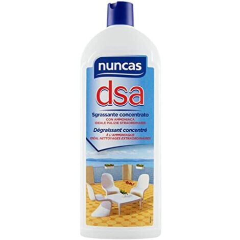 SGRASSANTE CONCENTRATO CON AMMONIACA 1 LITRO NUNCAS DETERGENTE