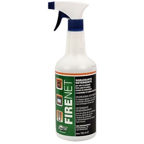 SGRASSATORE SGRASSANTE DETERGENTE VETRI CAMINETTO FIRENET 750 ml