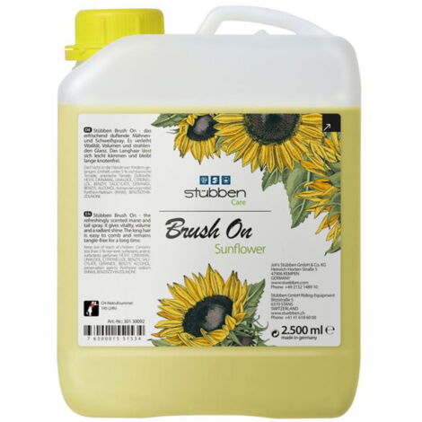 Sgrovigliante Stubben al girasole per coda e criniera pettinabili e lucenti 2,5 lt