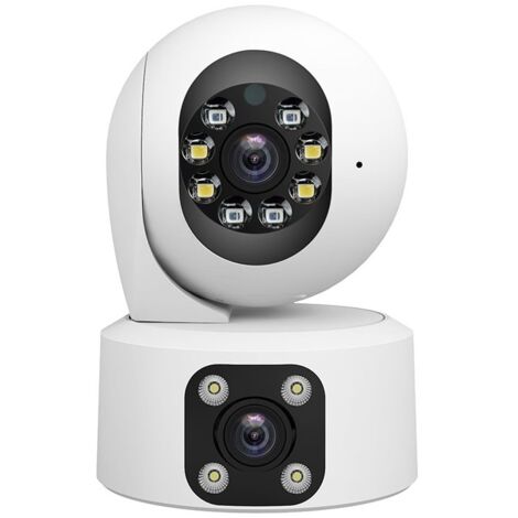 SH049: Telecamera PTZ con doppio obiettivo e visione notturna Audio Full HD Memoria SD