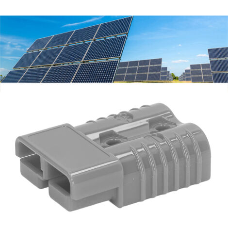 SH175 175A 600V Schnellbatterieanschluss, graues ABS, mit Staubschutzkappe und Zubehör für Solarmodule und 4x4