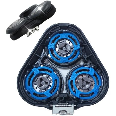 UNION SH50/52 Têtes de Rechange Compatibles avec Philips Serie 5000/6000 (Rasoir Têtes Rondes) Non Compatible avec Modèles Pentagones 5000