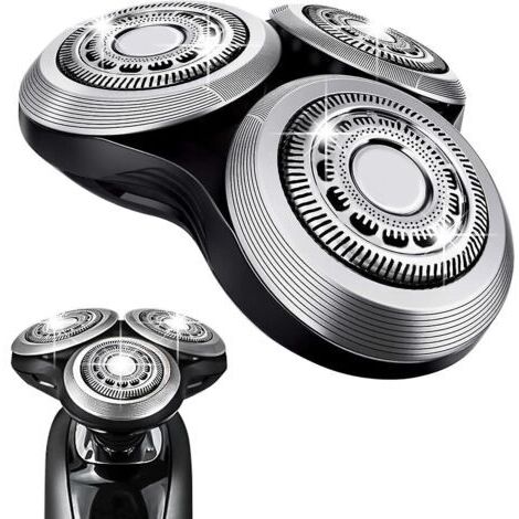 SH90 Ersatz-Rotationsscherköpfe für Philips Norelco Rasierer der 9000er Serie, neue Version mit Metallscheibe