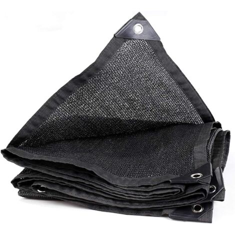 shade net, Toile d'ombrage Noire.6M6M-Ensoleillé