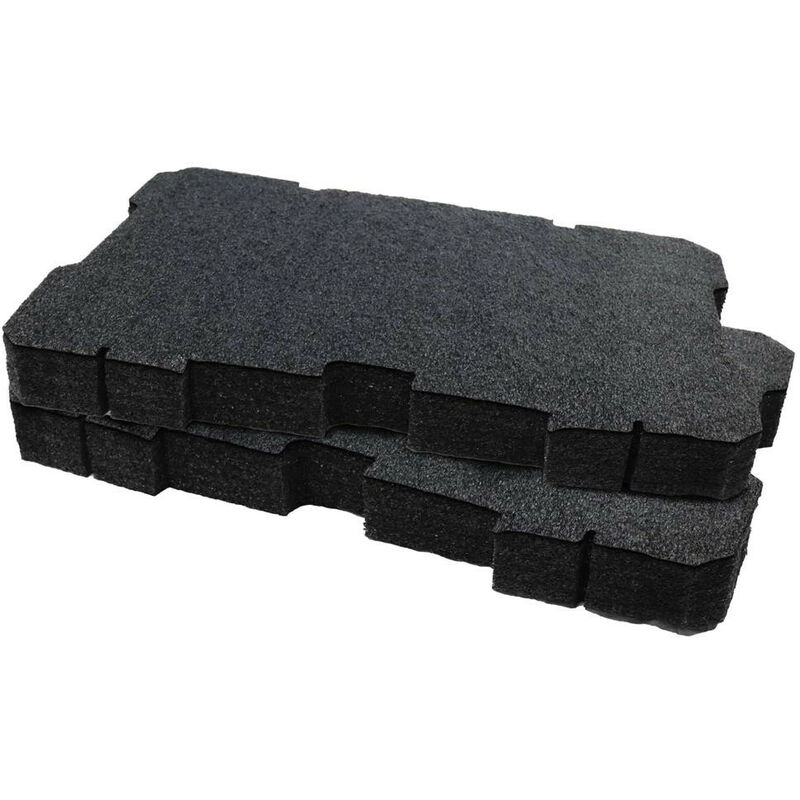Shadow Foam - black 50mm Inserts for Milwaukee packout Cases - Pack of 2 - n/a