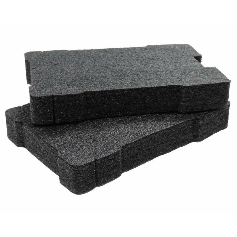 Shadow Foam - black 50mm Inserts for Milwaukee packout Compact Organiser - Pack of 2 - n/a