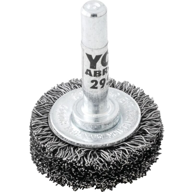 York - 70X20MM Shaft Mounted Rotary Wire Brushes 30SWG.