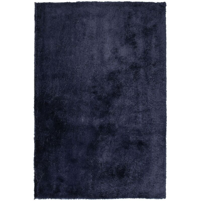 Beliani - Modern Area Fluffy Rug Shaggy High-pile 160 X 230 Cm Blue Evren