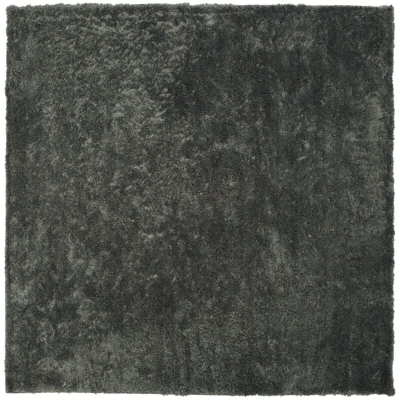 Beliani Shaggy Rug Evren Dark Grey 200 X 200 Cm