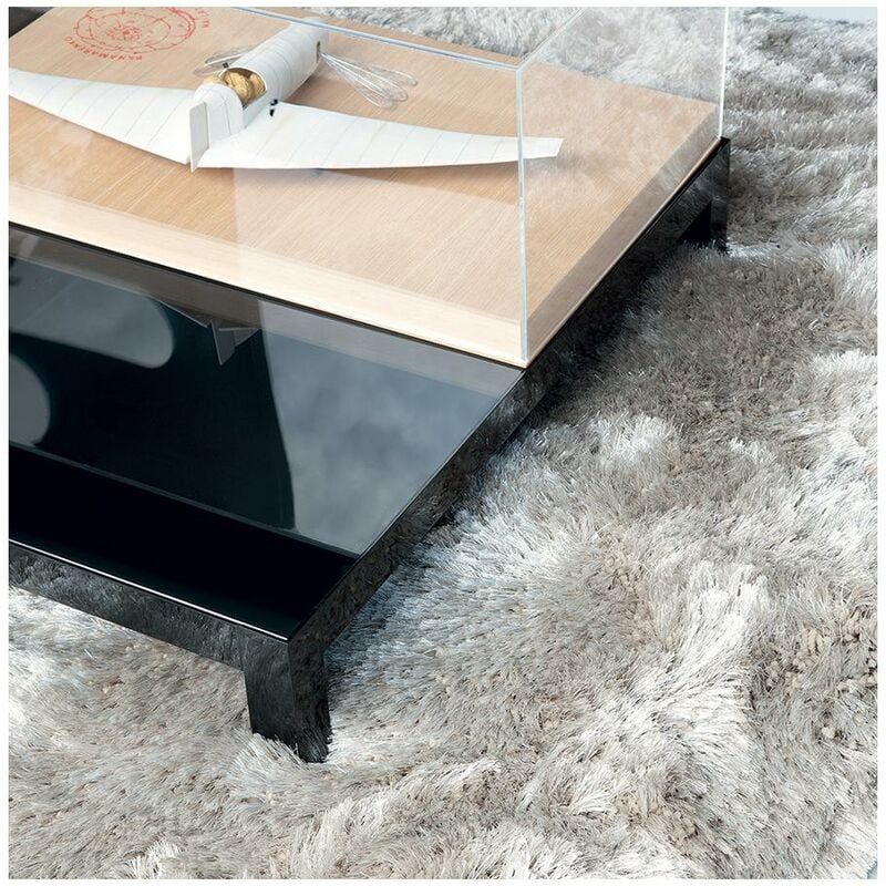 

Peluques largos para alfombras peludas Adore 2 1A2T Poliéster blanco - Gris