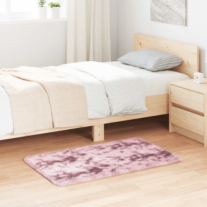 Shaggy Rug High Pile Navarra Dusty Pink 60x100 Cm Polyester Vidaxl