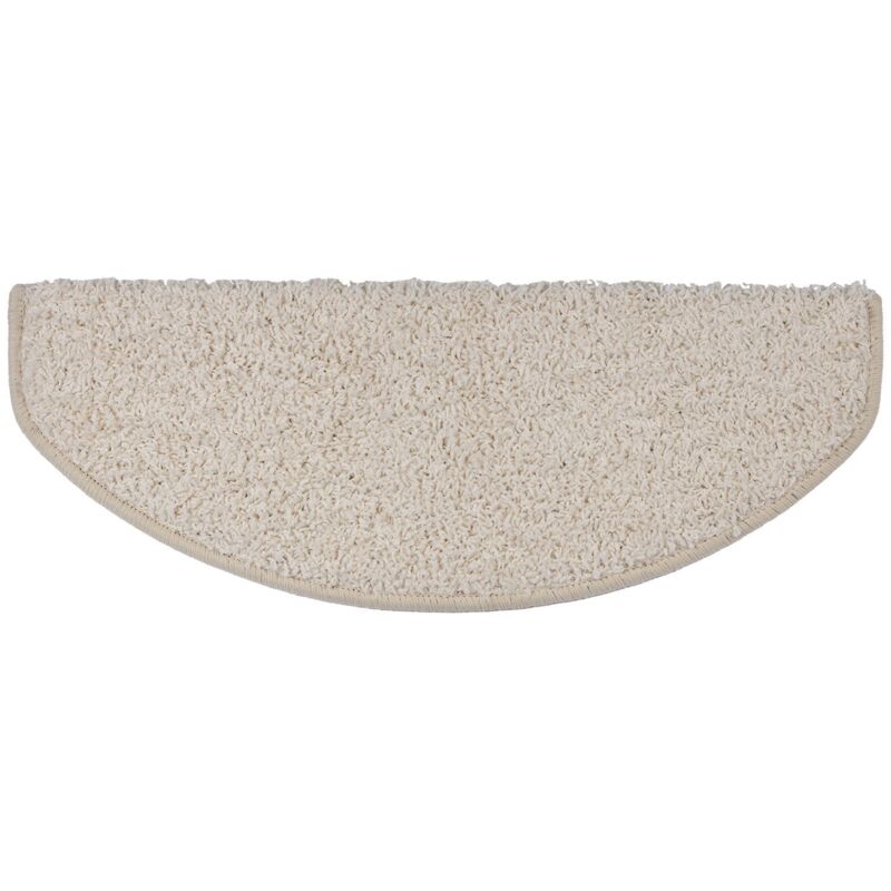 Karat Shaggy Stufenmatten Sphinx Halbrund 23, 5 X 65 Cm Creme