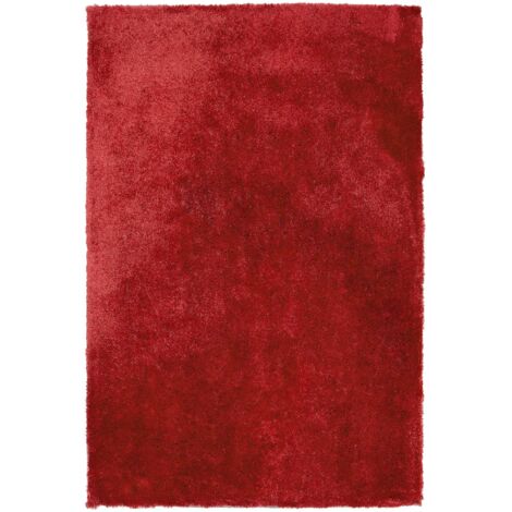Shaggy-Teppich EVREN Rot 140 x 200 cm