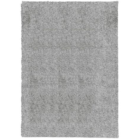 Shaggy-Teppich PAMPLONA Hochflor Modern Grau 200x280 cm vidaXL
