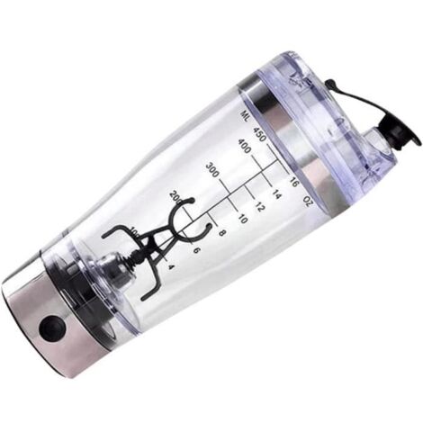 Shaker à protéines 450 ml - Étanche - Portable - Facile à nettoyer