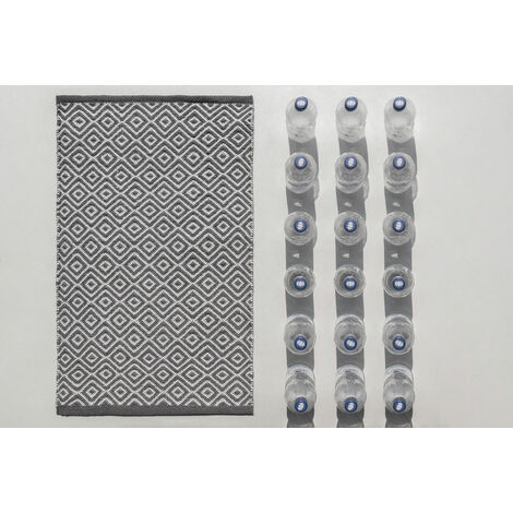 SHAKI Badteppich, recyceltes Polyester, ethnisches Muster, WENKO