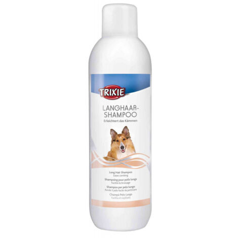 Shampoing 1 Litre pour chien a poils longs - Trixie