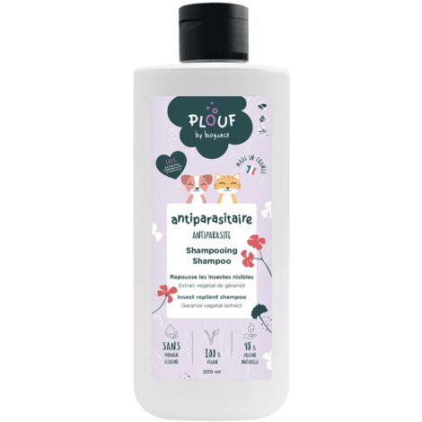 Shampoing antiparasitaire Plouf : 200ml