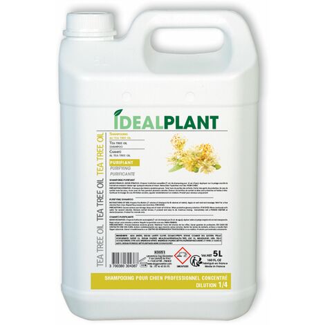Shampoing au Tea Tree Oil IdealPlant : 5L