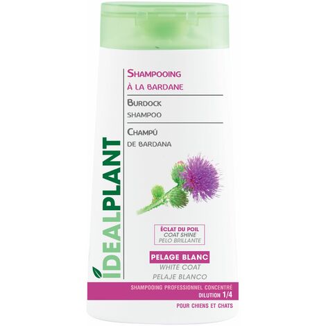 Shampoing blanc à la Bardane IdealPlant : 250ml