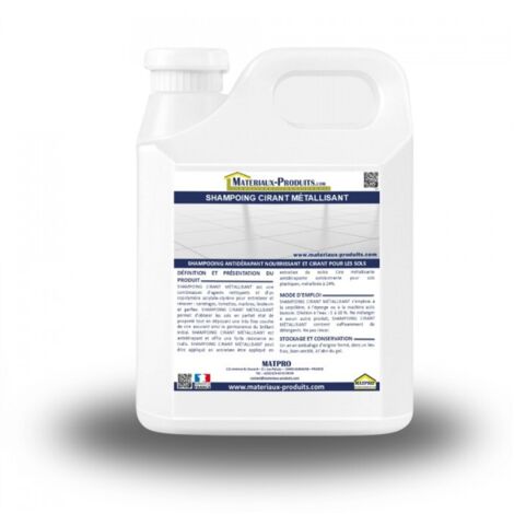 Shampoing cirant métallisant - 1 L Blanc - MATPRO