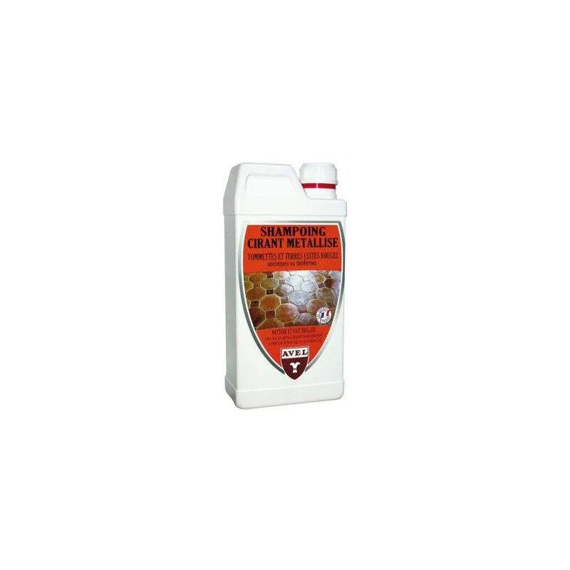 Avel - Shampoing Cirant Métallisé Tomettes Rouges 1 litre rouge