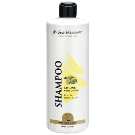 Shampoing Citron Iv Saint Bernard pour Chiens à Poils Courts 500 ml  Offre exclusive