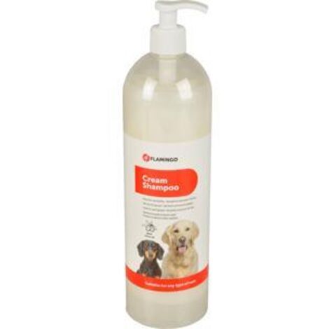 Shampoing crème 1L a l'huile d'olive pour chien - Flamingo