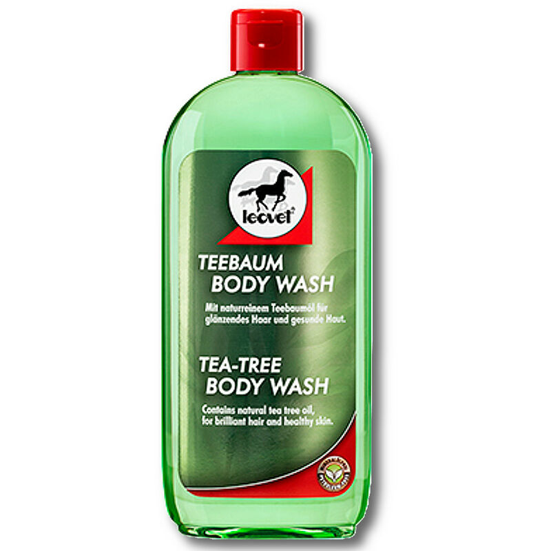 Leovet Teebaum Body Wash 500 ml Shampooing à l'arbre à thé, shampooing pour chevaux, shampooing pour le pelage, shampooing pour la crinière
