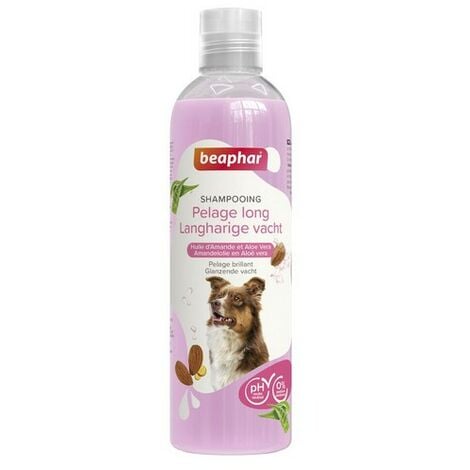 Shampoing démêlant pour pelage long Désignation : Shampooing démêlant 2 en 1 | Conditionnement : 250 ml Beaphar 10334