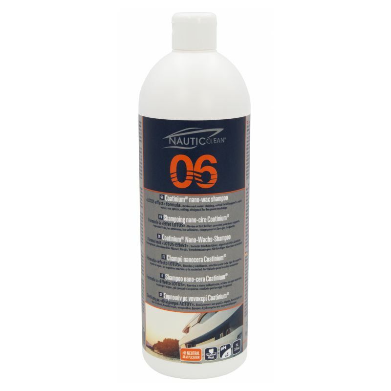 Nautic Clean - shampoing nano cire 06 5 l