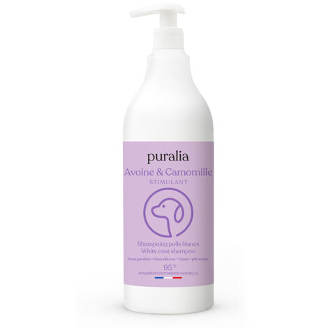Shampoing poils blancs 1L PURALIA