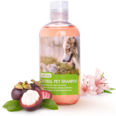 Shampoing pour chien contre les démangeaisons, les acariens et les champignons, shampoing pour chat sensible, antibactérien, soulage les irritations cutanées, convient également aux chiots et chatons,
