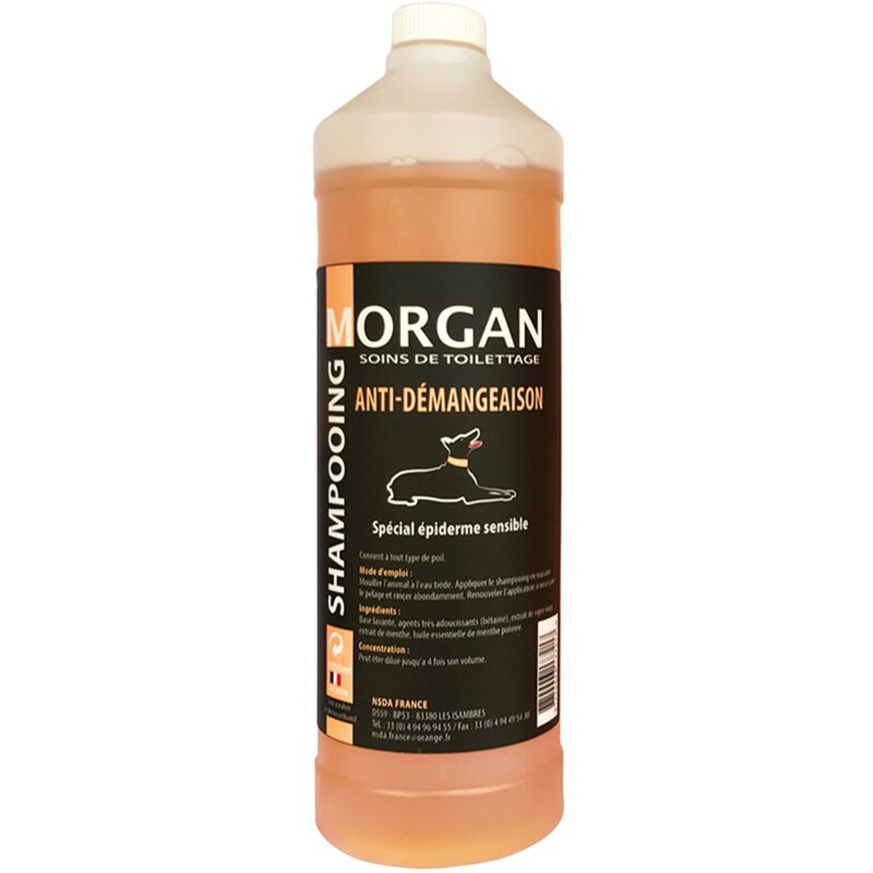 Morgan - Shampoing anti-démangeaison : 1L Morgan - Shampoing anti-démangeaison : 1L