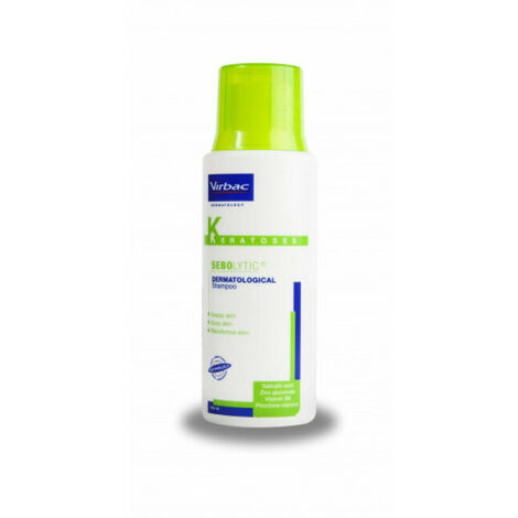 Shampoing Sebolytic pelliculaire Virbac pour chien et chat 200 ml