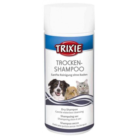 Shampoing sec poudre 100g pour chien, chat - Trixie