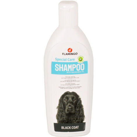 Shampoing spécial pelage foncé 300 ml pour chien - Flamingo