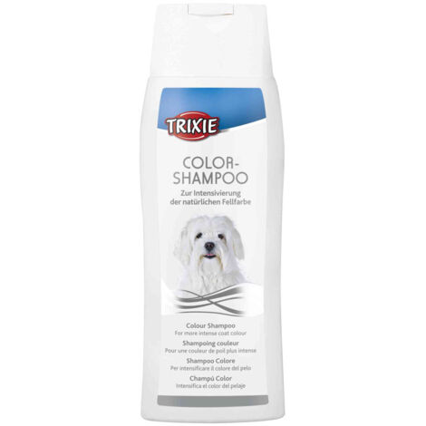 Shampoing spécial poils blancs 250ml  pour chien. - Trixie