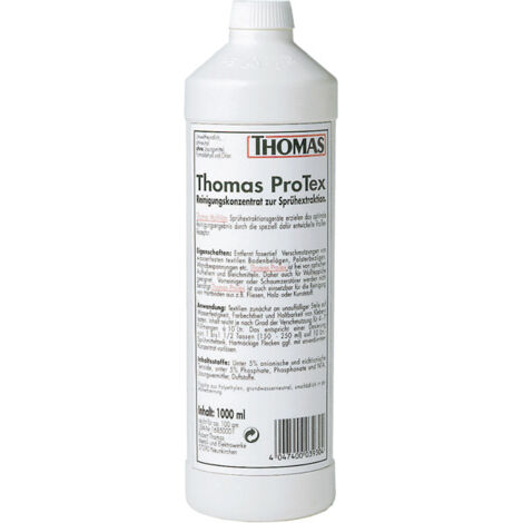 Shampoing tapis & moquettes THOMAS Protex – Lot 2x1L pour injecteurs-extracteurs