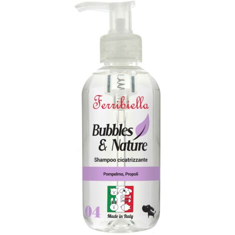 Shampoo agli estratti naturali con pompelmo, propoli e tea tree per cani 250 ml
