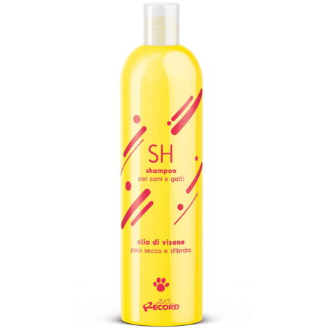 Shampoo all'olio di visone per cani e gatti a pelo lungo secco e sfibrato 250ml
