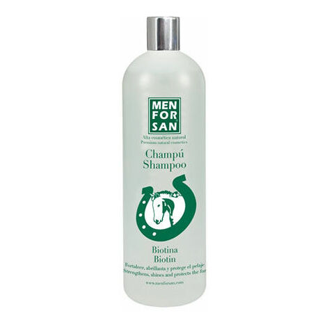 Shampoo per animali domestici Menforsan Cavallo Biotina 1 L