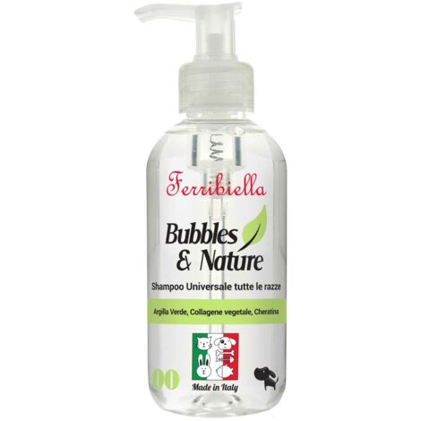 Shampoo universale con argilla verde, collagene vegetale e cheratina per tutte le razze canine 250 ml