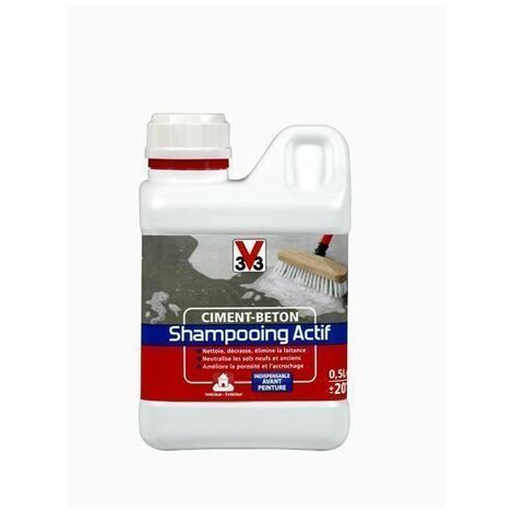 Shampooing actif ciment-béton - Incolore 0,5 L - Incolore