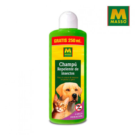Shampooing anti-insectes pour animaux de compagnie 1 l. 231038n masso