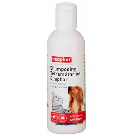 Anti-puces & anti-tiques shampooing tétraméthrine beaphar - 500 ml