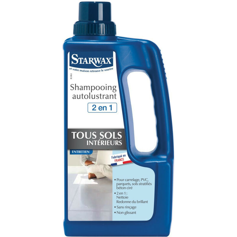 Shampooing autolustrant pour sols intérieurs 1L Starwax